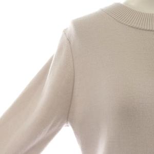 アナイ ANAYI 23AW リボン付タフタドッキングワンピース ロング丈 長袖