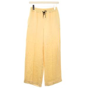 チノ CINOH SATIN RELAX PANTS ワイドパンツ イージーパンツ 36 黄色 23SPT003 /TK レディース