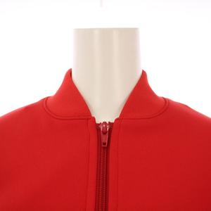 【中古】コムデギャルソン トラックジャケット ブルゾン アウター ジップアップ ショート丈 ストレッチ 無地 M 赤 コムデギャルソン COMME des GARCONS トラックジャケット ブルゾン