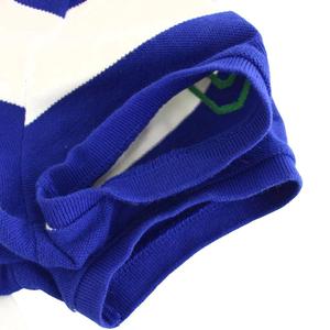 ラルフローレン RALPH LAUREN ポロシャツ カットソー 半袖 ボーダー ビッグポニー L 青 ブルー 白 ホワイト /HN レディース