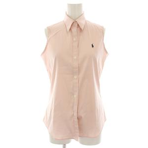 ラルフローレン RALPH LAUREN シャツ ブラウス ノースリーブ スモールポニー 9 ピンク /HN レディース