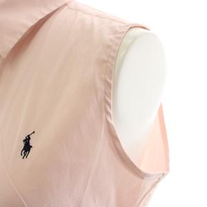 ラルフローレン RALPH LAUREN シャツ ブラウス ノースリーブ スモールポニー 9 ピンク /HN レディース
