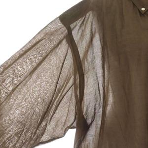 シンゾーン Shinzone SHEER DADDY SHIRT シャツ ブラウス 長袖 シアー  