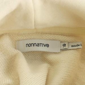 ノンネイティブ nonnative DWELLER HOODY COTTON SWEAT NORTH パーカー プルオーバー ロゴ 2 ライトベージュ NN-T4006 /AN35 メンズ