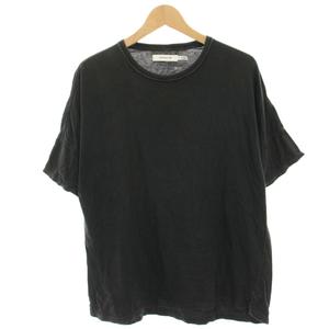 ノンネイティブ nonnative CLERK S/S TEE COTTON JERSEY OVERDYED VW Tシャツ カットソー 半袖 2 黒 ブラック NN-C4133 /HN メンズ
