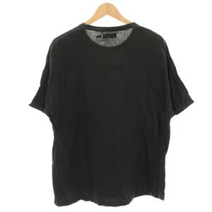 ノンネイティブ nonnative CLERK S/S TEE COTTON JERSEY OVERDYED VW Tシャツ カットソー 半袖 2 黒 ブラック NN-C4133 /HN メンズ