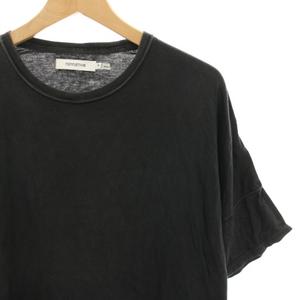 ノンネイティブ nonnative CLERK S/S TEE COTTON JERSEY OVERDYED VW Tシャツ カットソー 半袖 2 黒 ブラック NN-C4133 /HN メンズ