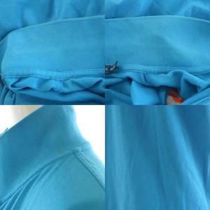 ラルフローレン RALPH LAUREN ビッグポニー ポロワンピース ひざ丈 半袖 ロゴ 刺繍 M オレンジ 青 ブルー 0407254DRS /AN18 レディース