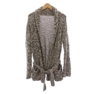 ノンネイティブ nonnative カーディガン ニット 羽織り 長袖 0 グレー 白 NN-K2009 /YM メンズ