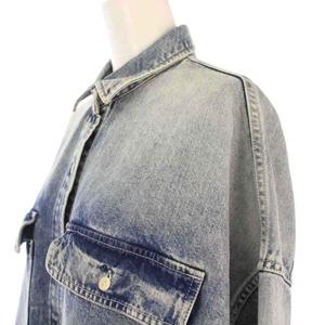 ウィムガゼット Whim Gazette オーバーサイズケミカルデニムシャツ