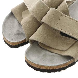 ビルケンシュトック BIRKENSTOCK サンダル スエード 24.0cm グレー