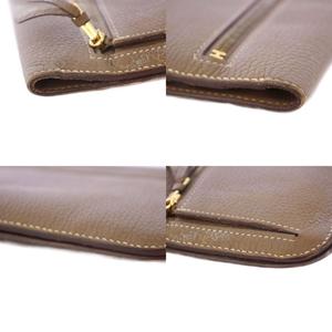 エルメス HERMES ドゴンロング 長財布 二つ折り エトゥープ □N刻印  