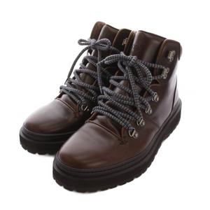 ブルネロクチネリ BRUNELLO CUCINELLI マウンテンブーツ レザー 40 茶