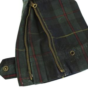 ラルフローレン RALPH LAUREN スリムパンツ ジップフライ チェック柄 裾ジップ 9 緑 グリーン 紺 ネイビー 赤 レッド PR-RL-KA-2003 /KU レディース