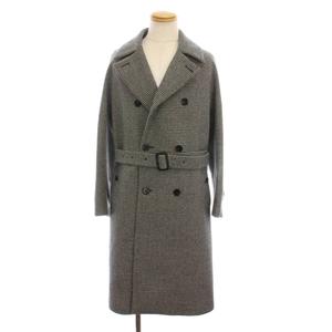 マッキントッシュ MACKINTOSH GTX TARREL グレンチェック トレンチコート ロング アウター 34 グレー 黒 白 /YM メンズ