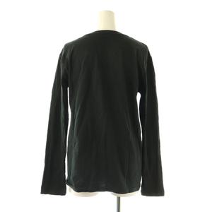 ラブレス LOVELESS Tシャツ 34 黒 ブラック 長袖 ラウンドネック 写真プリント /CX ■OS レディース