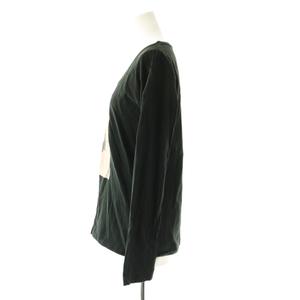 ラブレス LOVELESS Tシャツ 34 黒 ブラック 長袖 ラウンドネック 写真プリント /CX ■OS レディース