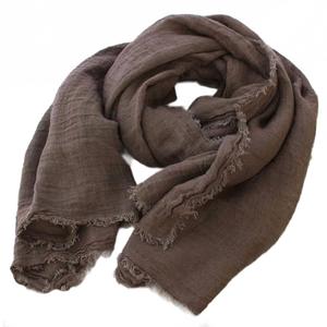 メゾンドバカンス Maison de Vacances 20SS ストール リネン ブラウン