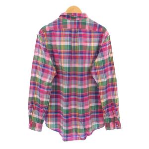 ラルフローレン RALPH LAUREN ボタンダウンシャツ カジュアル 長袖 レギュラーカラー チェック柄 L マルチカラー /BB メンズ