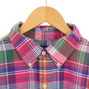 ラルフローレン RALPH LAUREN ボタンダウンシャツ カジュアル 長袖 レギュラーカラー チェック柄 L マルチカラー /BB メンズ