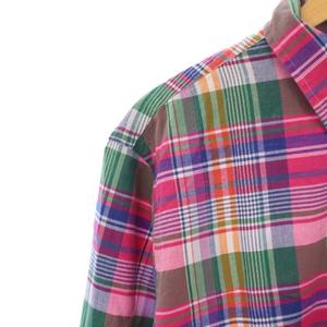ラルフローレン RALPH LAUREN ボタンダウンシャツ カジュアル 長袖 レギュラーカラー チェック柄 L マルチカラー /BB メンズ
