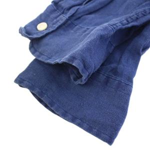 ラルフローレン RALPH LAUREN OCEAN WASH LINEN ボタンダウンシャツ カジュアル 長袖 レギュラーカラー ロゴ 刺繍 ワンポイント 麻 リネン L 紺 ネイビー /BB メンズ