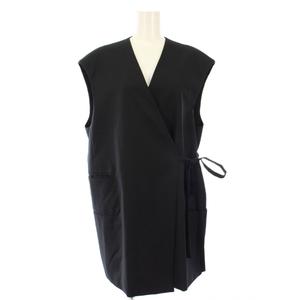 チノ CINOH SUMMER WOOL GILLET ベスト ジレ 38 黒 23SVE002 /TK レディース