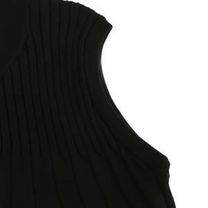 ラブレス LOVELESS ニット ワンピース ロング ノースリーブ ストライプ 34 黒 ブラック マルチカラー 62J39-533-09 /YM レディース