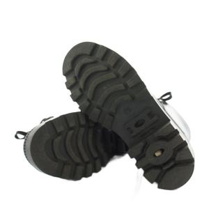 ロエベ LOEWE コンバットブーツ ショートブーツ レザー 36 黒 ブラック