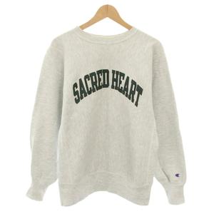 チャンピオン CHAMPION 90s スウェット トレーナー クルーネック 長袖 リバースウィーブ トリコタグ 裏起毛 L ライトグレー /YT メンズ