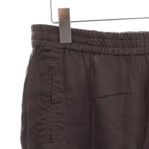 プラダ PRADA ショートパンツ ハーフパンツ シルク 36 グレー /YM レディース