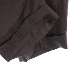 プラダ PRADA ショートパンツ ハーフパンツ シルク 36 グレー /YM レディース