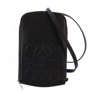 ロエベ LOEWE マルチファンクショナルケース ショルダーバッグ レザー 黒 C500R47X01 /KH ■OH メンズ