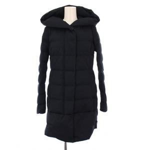ウールリッチ WOOLRICH PUFFY PRESCOTT フード付き ダウンコート アウター ミドル丈 S 黒 WWOU0293 /KH レディース