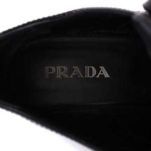 プラダ PRADA ローファー シューズ エナメル 36 黒 /BM レディース