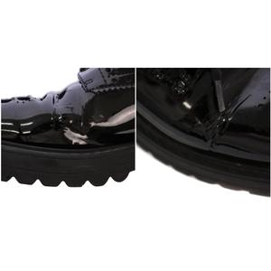 プラダ PRADA ローファー シューズ エナメル 36 黒 /BM レディース