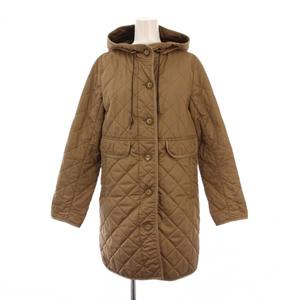 マッキントッシュフィロソフィー MACKINTOSH PHILOSOPHY キルティングコート 中綿 アウター ロング丈 フード 36 ベージュ /BB レディース