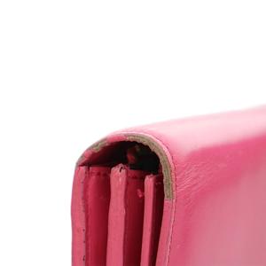 サンローラン パリ SAINT LAURENT PARIS 長財布 二つ折り ピンク