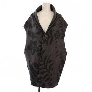 ソウソウ SOU SOU 莢 ベスト ジャケット フード 野の花 ウール F グレー /BM レディース