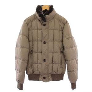 ムーレー MOORER ダウンジャケット ボンバーダウンジャケット アウター 54 ベージュ SOLERI-KM2 /KH メンズ
