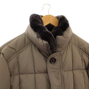 ムーレー MOORER ダウンジャケット ボンバーダウンジャケット アウター 54 ベージュ SOLERI-KM2 /KH メンズ