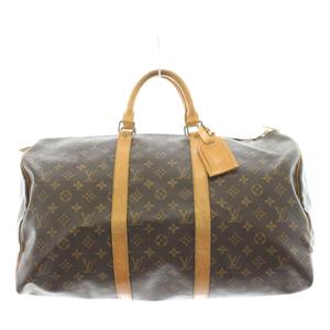 ルイヴィトン LOUIS VUITTON キーポル50 ボストンバッグ ハンドバッグ 茶 ブラウン M41426 /AN9 ■OH レディース