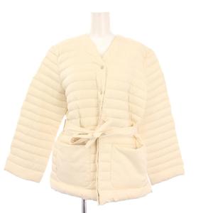 ピレネックス Pyrenex KYOTO PARKA ダウンジャケット ノーカラー アウター 38 アイボリー /KH レディース