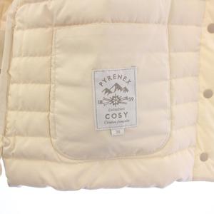 ピレネックス Pyrenex KYOTO PARKA ダウンジャケット ノーカラー アウター 38 アイボリー /KH レディース