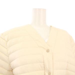 ピレネックス Pyrenex KYOTO PARKA ダウンジャケット ノーカラー アウター 38 アイボリー /KH レディース