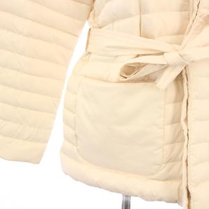 ピレネックス Pyrenex KYOTO PARKA ダウンジャケット ノーカラー アウター 38 アイボリー /KH レディース