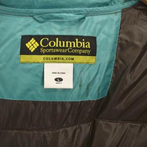 コロンビア Columbia ダウンジャケット フード付き アウター L マルチカラー PM5185 /YM メンズ