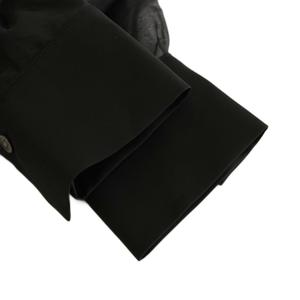 ラブレス LOVELESS シャツ ブラウス 長袖 シアー シースルー ベルト 34 黒 ブラック 62M39-539-09 /HN レディース