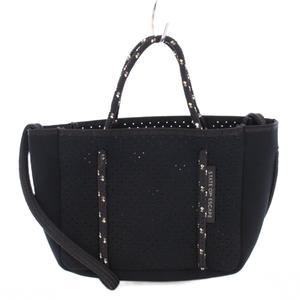 ステイトオブエスケープ STATE OF ESCAPE 2WAY ハンドバッグ ショルダーバッグ ワンカラー 黒 ブラック /BB レディース