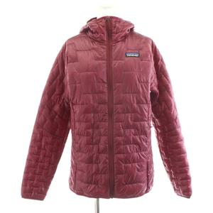 パタゴニア Patagonia マイクロ パフ フーディ Micro Puff Hoody キルティングジャケット 中綿 ナイロン アウター XS ボルドー 84040 /AN46 レディース